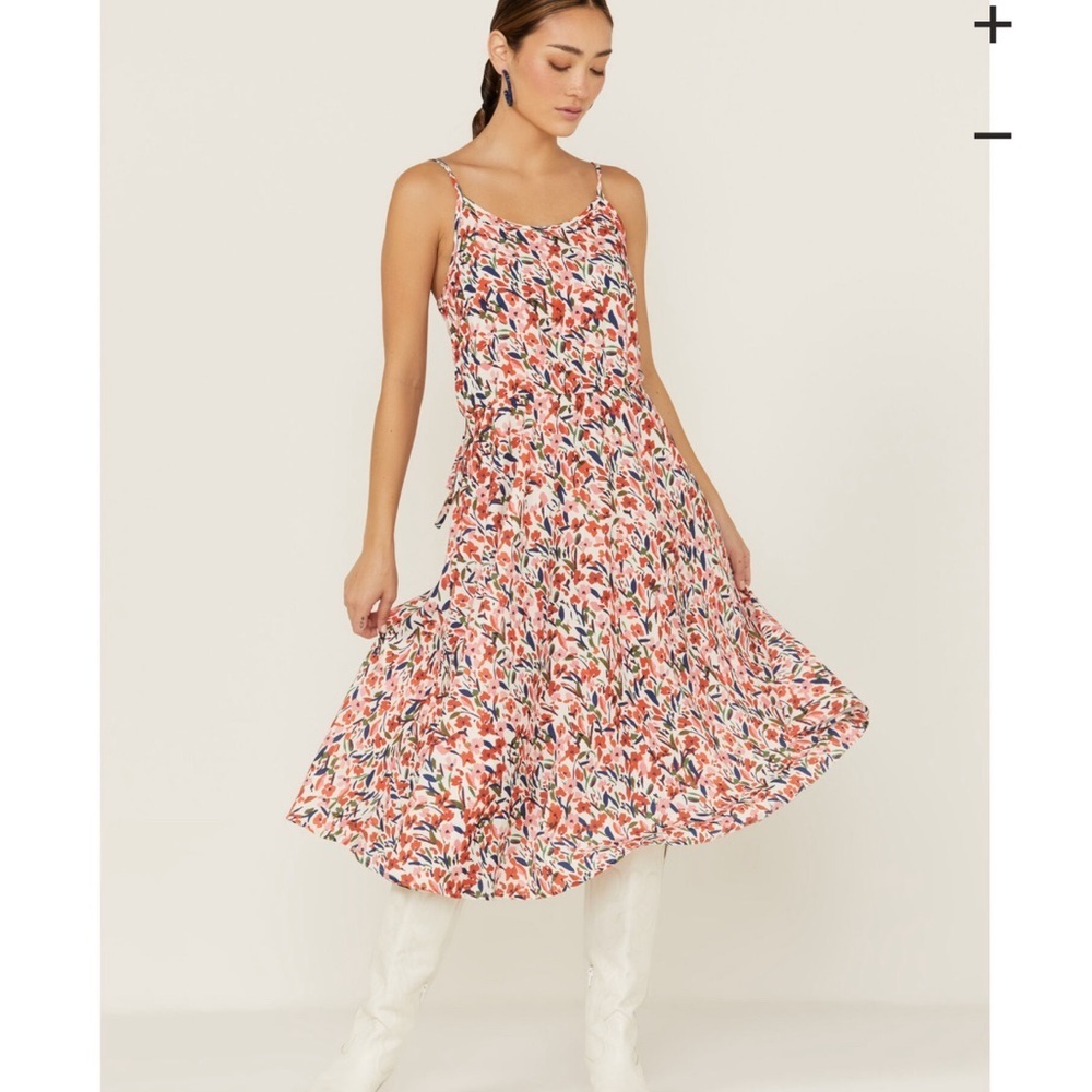 Molly Bracken Women’s Floral Tie Back Midi Dress - Picture 3 of 8